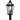 Boulevard 3 Light Outdoor Post in Matte Black 3