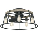Brockton 5 Light Fandelier in Grey Ash 6