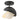 Brooklyn 1-Light Double Shade Semi-Flush 8