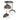 Brooklyn 3-Light Double Shade Semi-Flush 9