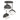 Brooklyn 3-Light Double Shade Semi-Flush 13