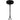 Calliope 6 Light Chandelier in Matte Black 3