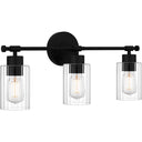 Caputo 3 Light Bath Light in Matte Black 6