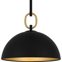 Cleo 1 Light Pendant in Matte Black 2