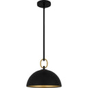 Cleo 1 Light Pendant in Matte Black 4