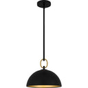 Cleo 1 Light Pendant in Matte Black 1