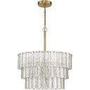 Craftmade 48694-SB Museo 4 Light Pendant in Satin Brass - Crescent Harbor
