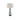 Currey & Company 6000-0027 Nightcap Table Lamp in Blue-Gray/Clear/Black - Crescent Harbor