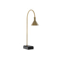 Currey & Company 6000-0628 Thayer Desk Lamp in Vintage Brass/Black - Crescent Harbor