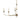 Currey & Company 9000-0933 Nottaway Small 5 Light Chandelier in Champagne - Crescent Harbor