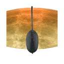 Currey & Company 9999-0049 Pinders Flush Mount in Contemporary Gold Leaf/French Black - Crescent Harbor
