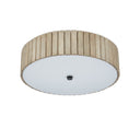 Currey & Company 9999-0058 Tetterby 1 Light Semi-Flush in Black/Natural - Crescent Harbor