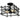 Daphne 2 Light Semi-Flush Mount in Matte Black 3