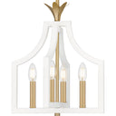 Dusty Lane 4 Light Pendant in Matte White 2