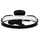 Elrod Fandelier in Matte Black 4