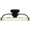 Elrod Fandelier in Matte Black 5