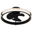 Elrod Fandelier in Matte Black 6