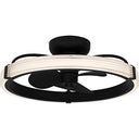 Elrod Fandelier in Matte Black 1