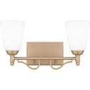 Esther 2 Light Bath Light in Bronze Gold 4