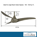 F843 Wave 52" Ceiling Fan by Minka Aire 15