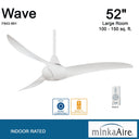 F843 Wave 52" Ceiling Fan by Minka Aire 6
