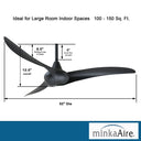 F843 Wave 52" Ceiling Fan by Minka Aire 16