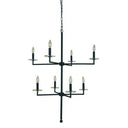 Framburg 5458 Muse 8-Light Foyer Chandelier - Crescent Harbor