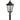 Generation Lighting OL5428BK Large Post Lantern in Black 2