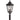 Generation Lighting OL5428BK Large Post Lantern in Black 1