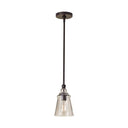 Generation Lighting P1261ORB Bell Pendant in Oil Rubbed Bronze - Crescent Harbor