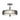 George Kovacs P1678-084C-L Night Moves - Led Semi Flush in Brushed Nickel 1