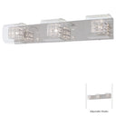 George Kovacs P5803-077 3-Light Bathroom Light in Chrome & Clear Glass 1