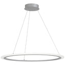 George Kovacs P8141-609-L Discovery 1 Light Led Pendant in Silver 1