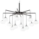 George Kovacs P8238-671-L George'S Web 1 Light Led Chandelier(Convertible To Semi Flush) in Bronze W/Gold Dust 1