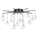 George Kovacs P8239-671-L George'S Web 1 Light Led Chandelier(Convertible To Semi Flush) in Bronze W/Gold Dust 1