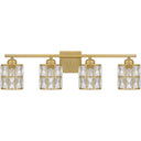 Gibson 4 Light Bath Light in Aged Brass 5