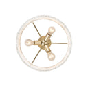 Golden Lighting 1084-SF 3-Light Semi-flush - Crescent Harbor