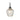 Golden Lighting 1088-M BLK-CLR Adeline Medium Pendant in Matte Black with Clear Glass Shade - Crescent Harbor