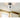Golden Lighting 1094-3FM BLK-HCG 3-Light Semi-Flush 10