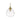 Golden Lighting 1094-S-HCG Ariella Small Pendant in Hammered Clear Glass - Crescent Harbor
