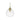 Golden Lighting 1094-S-HCG Ariella Small Pendant in Hammered Clear Glass - Crescent Harbor