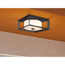 Golden Lighting 2073-OFM Smyth Outdoor Flush Mount - Crescent Harbor