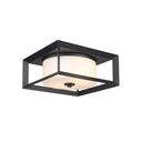 Golden Lighting 2073-OFM Smyth Outdoor Flush Mount - Crescent Harbor
