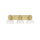 Golden Lighting 3118-BA3 3-Light Bath Vanity - Crescent Harbor