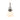 Golden Lighting 3118-M1L Hines Mini Pendant with Opal Glass - Crescent Harbor