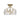 Golden Lighting 3160-SF WG-HWG 3-Light Semi-Flush 6