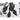 Golden Lighting 3160-SF WG-HWG 3-Light Semi-Flush 7