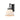 Golden Lighting 3189-WSC BLK-CLR 1 Light Wall Sconce - Crescent Harbor