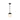 Golden Lighting 3218-S Dixon 1 Light Small Pendant with Rod - Crescent Harbor