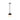 Golden Lighting 3218-S Dixon 1 Light Small Pendant with Rod - Crescent Harbor